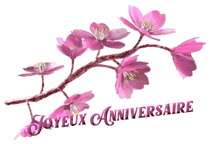 gif joyeux anniversaire fleurs roses